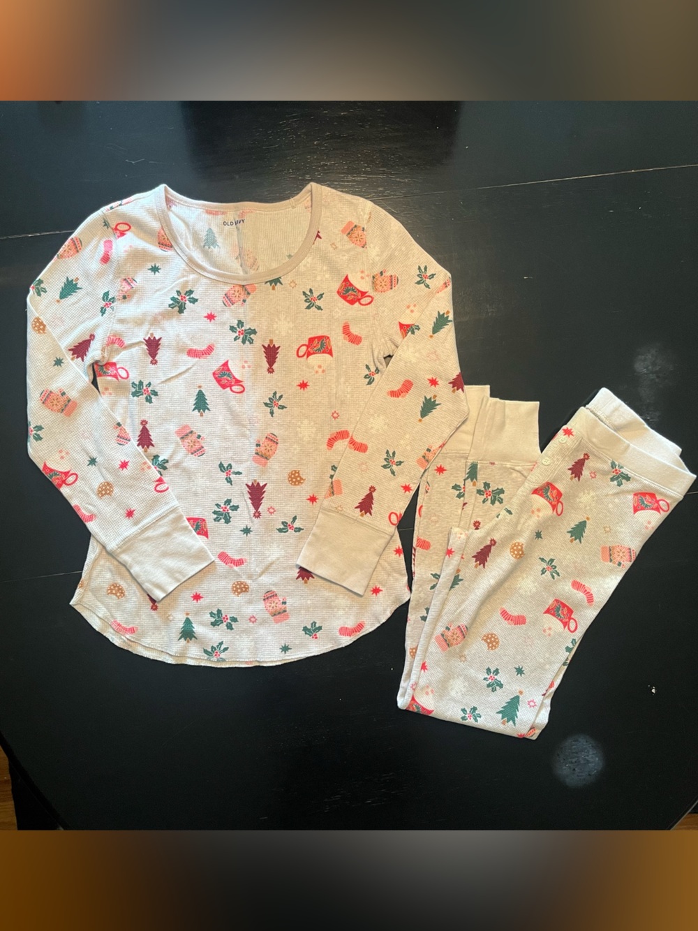 Old Navy Cozy Holiday Christmas Pajama Set - Women’s Size S